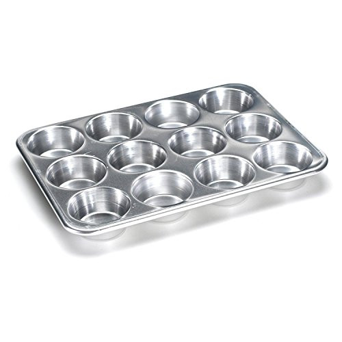 Nordic Ware Natural Aluminum Commercial Muffin Pan, 12 Cup Nordic Ware Natural Aluminum Commercial Muffin Pan, 12 Cup