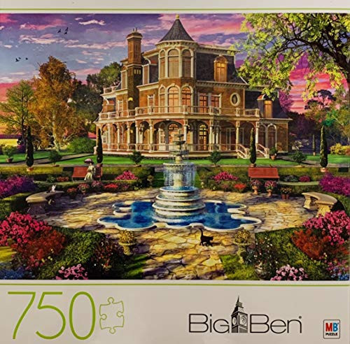 Big Ben MB Victorian Mansion Grounds Puzzle 750 Pieces