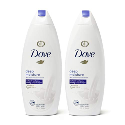 Dove Body Wash For Dry Skin Deep Moisture Sulfate Free Bodywash 22 oz 2 Count