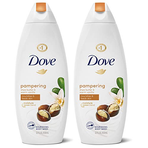 Dove Pampering Body Wash Nourishes Feeds Skin Shea Butter with Warm Vanilla Effectively Washes Away Bacteria While Nourishing Your Skin 22 oz 2 Count Dove Pampering Body Wash Nourishes Feeds Skin Shea Butter with Warm Vanilla Effectively Washes Away Bacteria While Nourishing Your Skin 22 oz 2 Count