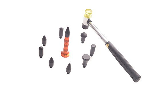 HiYi 10Pcs Dent Repair Tool Kits Paintless Dent Removal Tap Down Tools Dent Hammer Car dent Repair Tools