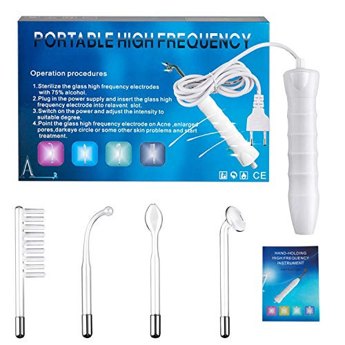 High Frequency Facial Wand MQ Portable Handheld Electrode High Frequency Machine Acne Wrinkles Remover Spot Skin Tightening Beauty Therapy Device Puffy Eyes Body Care Facial Machine High Frequency Facial Wand MQ Portable Handheld Electrode High Frequency Machine Acne Wrinkles Remover Spot Skin Tightening Beauty Therapy Device Puffy Eyes Body Care Facial Machine