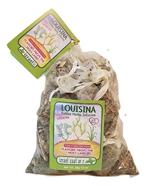 Organic Tea From the Galilee - Galilee Herbal Infusions - Lemongrass & Verbena Herbal Infusion Tea- 20 Count Tea Bags