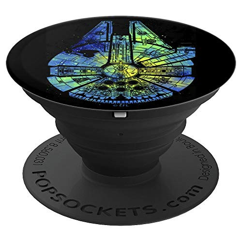 Star Wars Millennium Falcon Tie Dye Galaxy Fill PopSockets Grip and Stand for Phones and Tablets