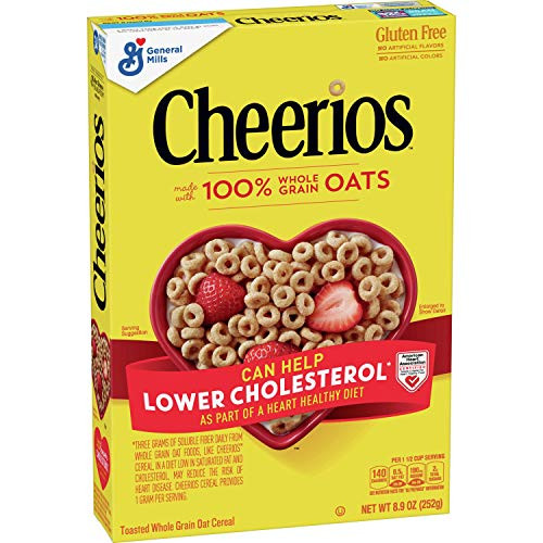 Cheerios Cereal with Whole Grain Oats Gluten Free 89 oz