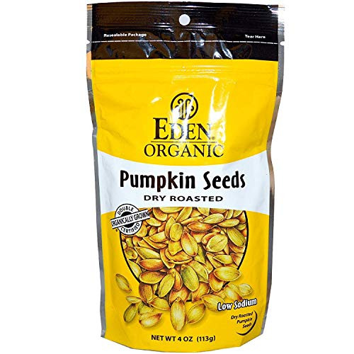 Eden Foods Organic Pumpkin Seeds Dry Roasted 4 oz 113 g 2PC Eden Foods Organic Pumpkin Seeds Dry Roasted 4 oz 113 g 2PC