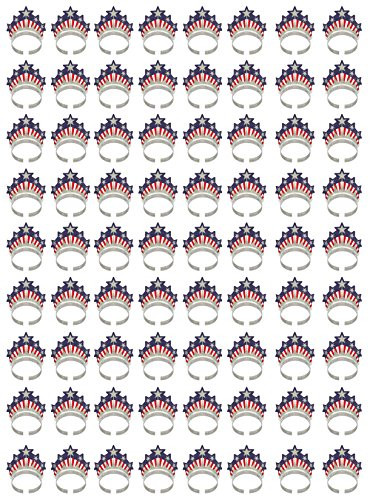 Beistle 66460 72-Pack Miss Liberty Tiara