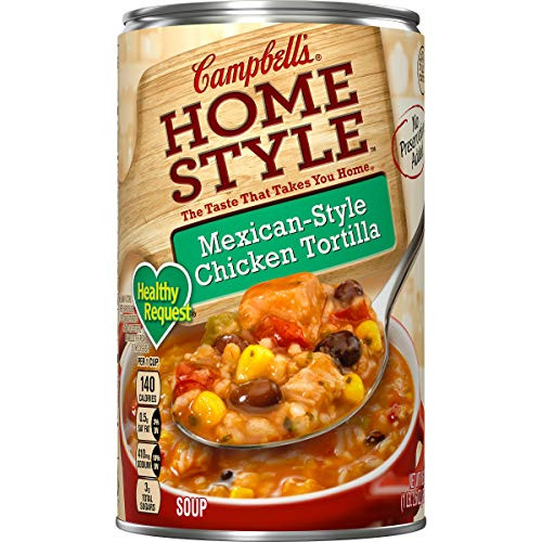 Campbells Homestyle Healthy Request MexicanStyle Chicken Tortilla Soup 186 oz Pack of 12 Campbells Homestyle Healthy Request MexicanStyle Chicken Tortilla Soup 186 oz Pack of 12