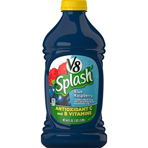 V8 Splash Blue Raspberry 64 oz Bottle Pack of 6
