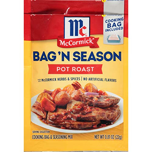 McCormick Bag n Season Pot Roast Cooking Bag  Seasoning Mix 081 oz Pack of 6