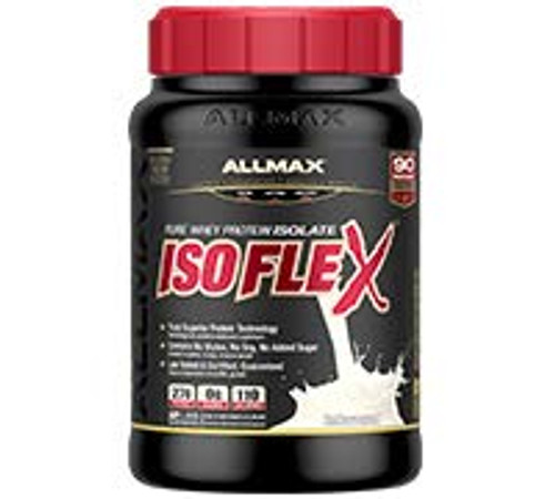 ALLMAX Nutrition ISOFLEX 100 UltraPure Whey Protein Isolate Unflavored 2 Pound ALLMAX Nutrition ISOFLEX 100 UltraPure Whey Protein Isolate Unflavored 2 Pound