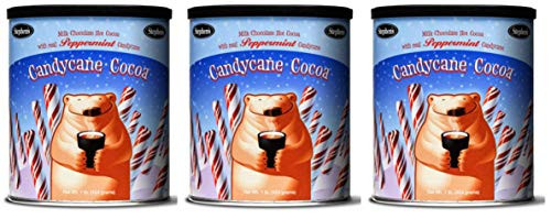 Stephens Gourmet Hot Cocoa 16Ounce Cans Candy Cane Pack 3 Stephens Gourmet Hot Cocoa 16Ounce Cans Candy Cane Pack 3