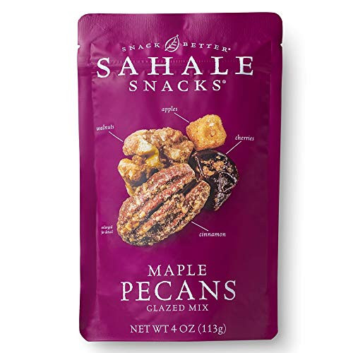 Sahale Snacks Maple Pecans Glazed Mix 4 Ounces Pack of 6