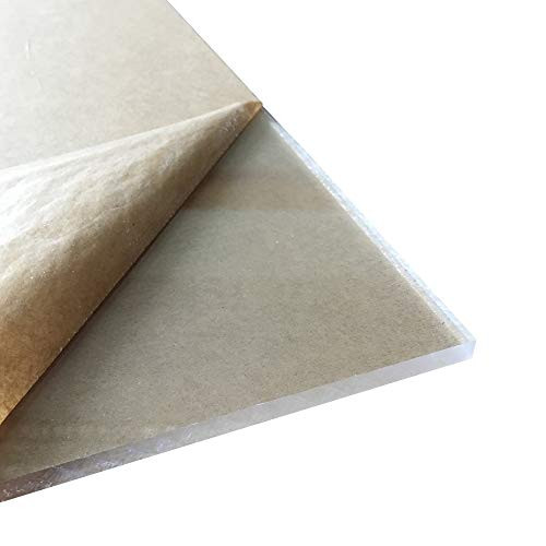 OIF Premium About 14 Thick Clear Acrylic PlexiGlass Sheet 12 x 12 Inches
