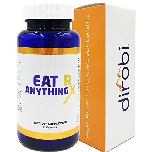 Eat Anything Rx Enzymes Fructose Malabsorption Aid Digestion  More with Prebiotics Probiotics  Xylose Isomerase Digestion  Lactose Absorption Bloating Gas Relief IBS  Leaky Gut by Dirobi 60