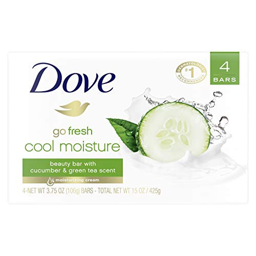Dove go fresh Beauty Bar Cucumber and Green Tea 375 oz 4 Bars