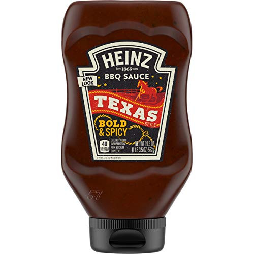 Heinz Texas Style Bold  Spicy BBQ Sauce 195 oz Bottles Pack of 6