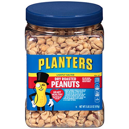 Planters Lightly Salted Dry Roasted Peanuts 345 oz Jars Pack of 6 10029000016290 Planters Lightly Salted Dry Roasted Peanuts 345 oz Jars Pack of 6 10029000016290