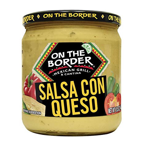 On The Border Salsa Con Queso 155Ounce Jar Pack of 6