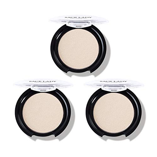 Pack of 3 Highlighter Powder Makeup Highlighting Glow Bronzer Pigmented UltraSmooth Face Cheekbones IlluminatorShape Contour  Highlight Features with Shimmer Shades Pearl