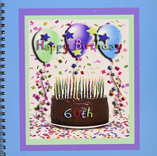 3dRose db_20206_1 Happy Birthday 60Th Chocolate Cake-Drawing Book, 8 by 8-Inch 3dRose db_20206_1 Happy Birthday 60Th Chocolate Cake-Drawing Book, 8 by 8-Inch
