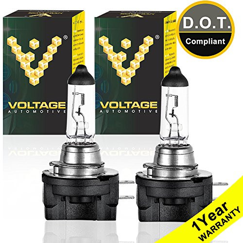 Voltage Automotive H11B Headlight Fog Light Bulb Pair  Standard Replacement For High Beam Low Beam Fog Lights