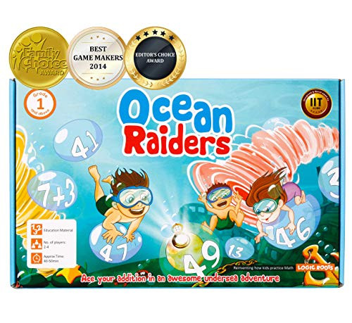 LogicRoots OCEAN RAIDERS Math Addition Board Game