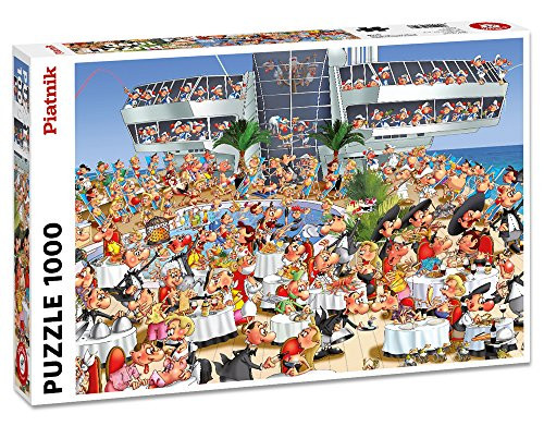 Piatnik Cruise Ship 1000 Piece Francois Ruyer Jigsaw Puzzle