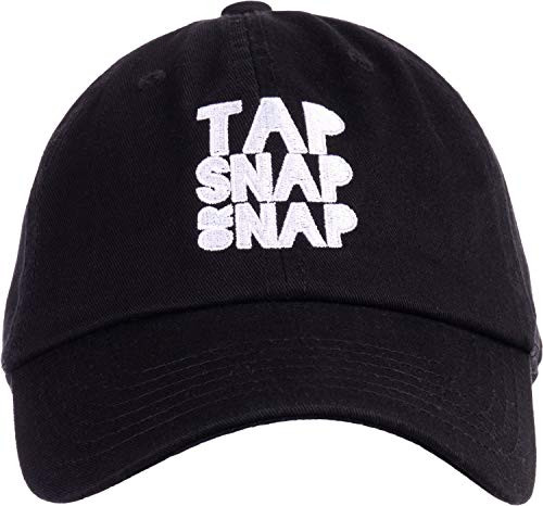 Tap Snap or Nap  Brazilian Jiu Jitsu MMA Submission Fighting Men Women Baseball Dad Hat Black