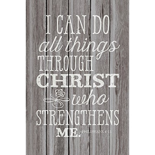 I Can Do All ThingsNew Horizons Wood Plaque with Easel