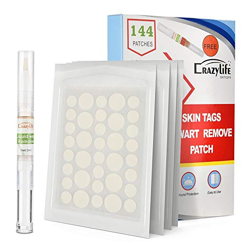 Skin Tag Remover Skin Tag Removal Patch with Skin Tag Removal Pen Acne Wart Dark Spot Remover Patches remover Natural and Effective Wart Remover for Face and Body145pcs