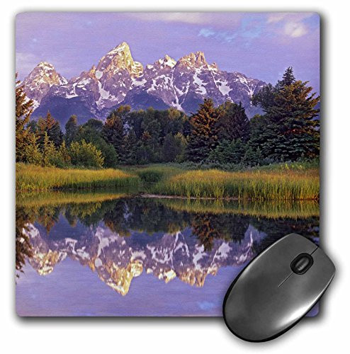 3dRose LLC 8 x 8 x 0.25 Inches Mouse Pad, Tetons Schwacher Landing Grand Teton Np Wyoming Tim Fitzharris (mp_97630_1)