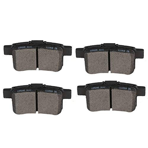 Brake PadsECCPP 4pcs Rear Ceramic Disc Brake Pads Kits fit for 20092014 Acura TSX2008 2009 2010 2011 2012 2013 2014 2015 2016 2017 Honda Accord