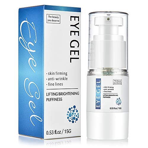 Eye Gel Cream Under Eye Cream Natural AntiAging Eye Treatment Creams for Skin Firming Dark Circles Eye Bags Puffiness Fine Lines Crows Feet AntiWrinkles Blue