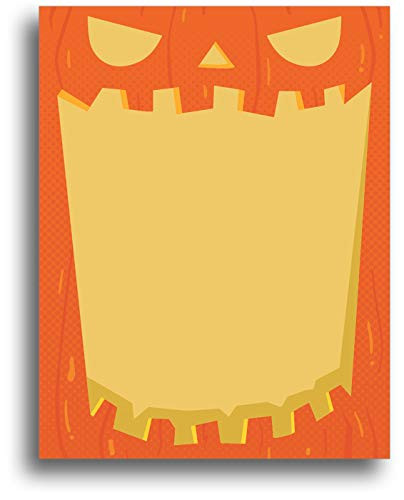 JackOLantern Halloween Fall Stationery Paper  80 Sheets