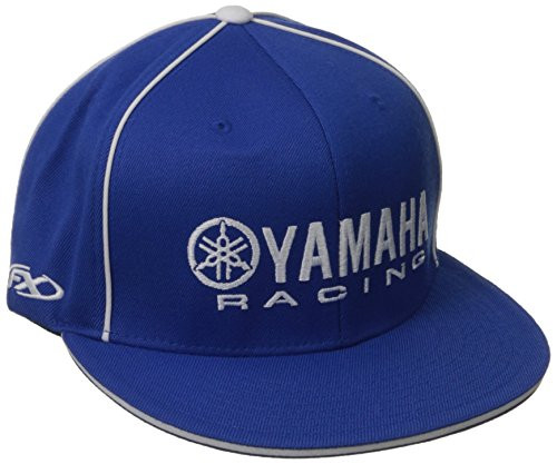 Factory Effex 1288072 Yamaha Racing FlexFit Hat Blue LargeXLarge