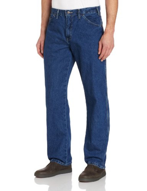 Dickies Mens Relaxed Straight Fit Carpenter Jean Indigo Blue 36x32