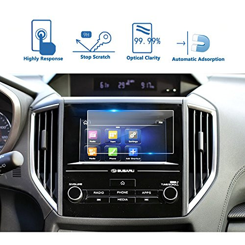 LFOTPP 2018 Crosstrek Impreza Starlink 65 Inch Car Navigation Screen Protector 9H Tempered Glass Infotainment Center Touch Display Screen Protector Anti Scratch High Clarity