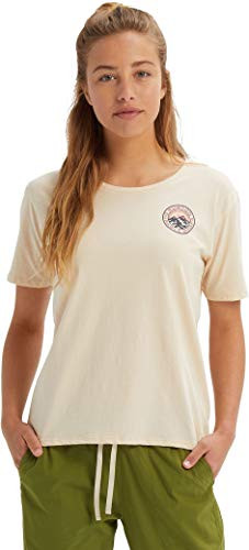 Burton Womens Ashmore Scoop Short Sleeve Creme Brulee XSmall