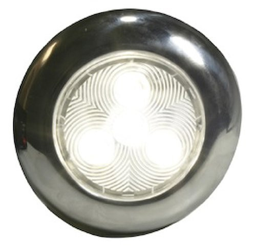 SeaSense Stainless Steel LED Puck Light, 4-Inch