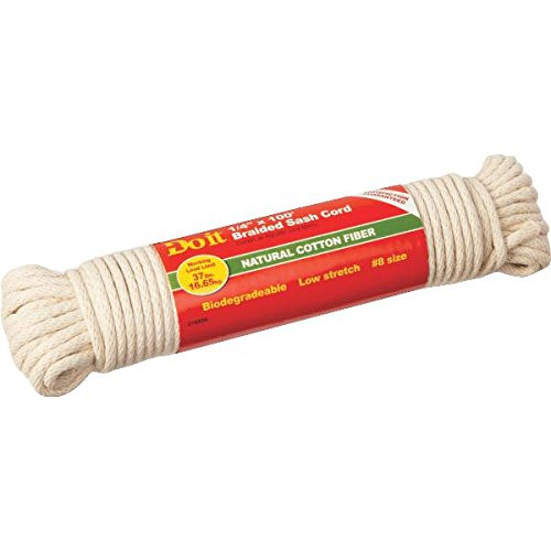 Do It Best Global Sourcing - Rope 218856#8 Cotton Sash Cord 100'