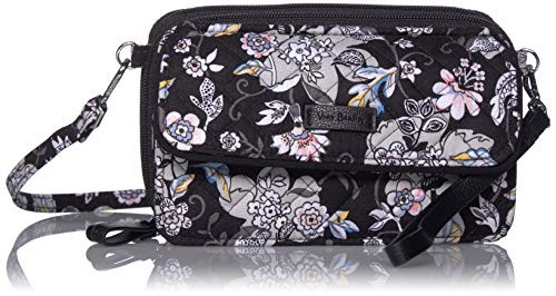 Vera Bradley Womens Signature Cotton RFID All in One Crossbody Wristlet  Holland Garden One Size