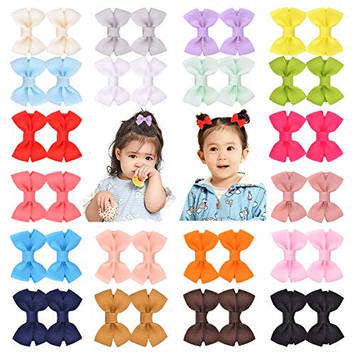 40pcs 2 Inches Hair Bows Clips Fully Lined Hair Alligator Clips Grosgrain Ribbon Hair Barrettes Accessory for Babies Fine Hair Infants Toddlers Kids in Pairs 40pcs 2 Inches Hair Bows Clips Fully Lined Hair Alligator Clips Grosgrain Ribbon Hair Barrettes Accessory for Babies Fine Hair Infants Toddlers Kids in Pairs