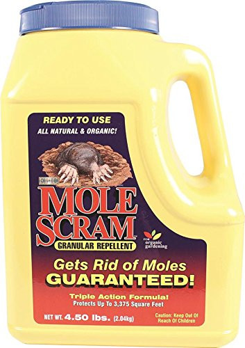 Enviro Pro 12004 Mole Scram Repellent Granular Shaker Can, 4.5 Pounds