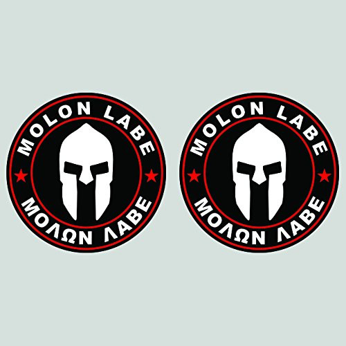 fagraphix Two Pack Molon Labe Red Circle Sticker Decal Vinyl Come Take Them 2A v4c FA Vinyl fagraphix Two Pack Molon Labe Red Circle Sticker Decal Vinyl Come Take Them 2A v4c FA Vinyl