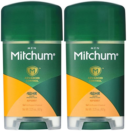 Mitchum Clear Gel Antiperspirant  Deodorant for Men Super Sport  225 oz  2 pk