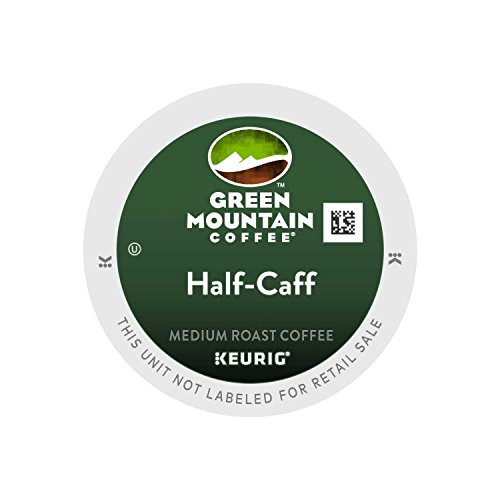 Green Mountain Coffee Roasters Half-Caff Keurig Single-Serve K-Cup Pods, Medium Roast Coffee, 24 Count