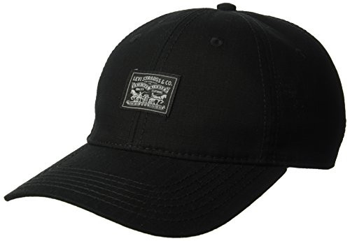 Levis Mens Classic Baseball Hat with Logo Black One One Size