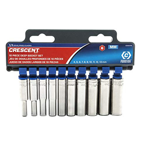 Crescent Tools Crescent CSAS11N 1/4" Drive, 6 Pt. Deep Metric S