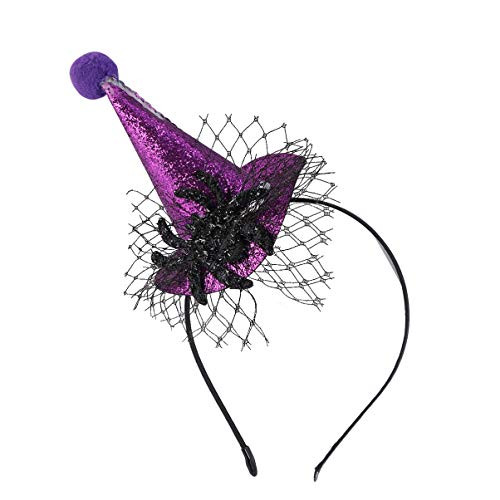Amosfun Halloween Cosplay Cap Hair Hoop Creative Funny Decorative Durable Practical Witch Hairpin Devil Headress for Festival Party Amosfun Halloween Cosplay Cap Hair Hoop Creative Funny Decorative Durable Practical Witch Hairpin Devil Headress for Festival Party